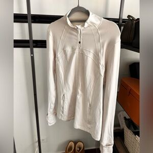 White Zip-Up Align Jacket